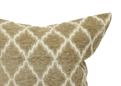 Housse de coussin à motif treillis