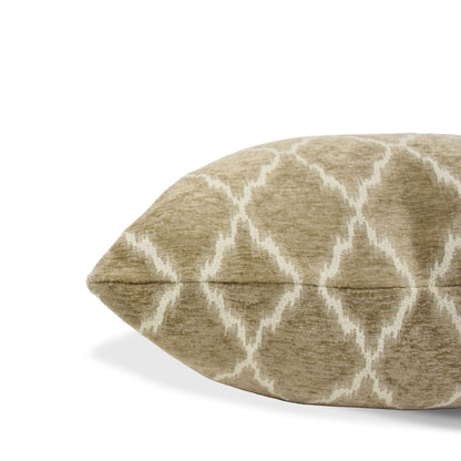 Housse de coussin à motif treillis