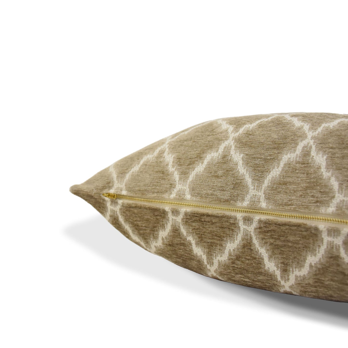 Housse de coussin à motif treillis