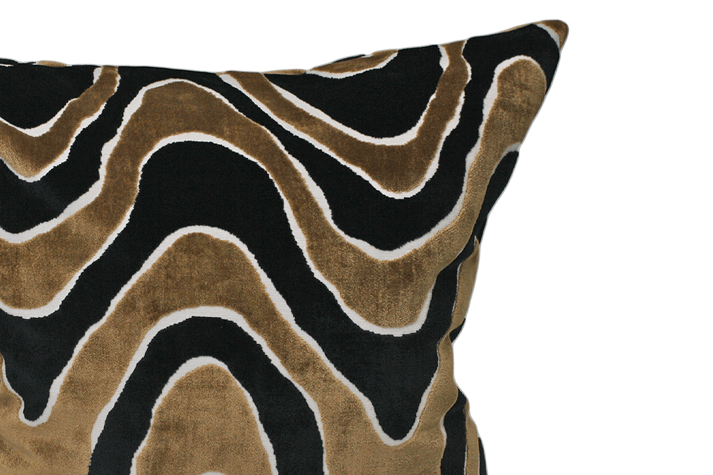 Housse de Coussin Noire