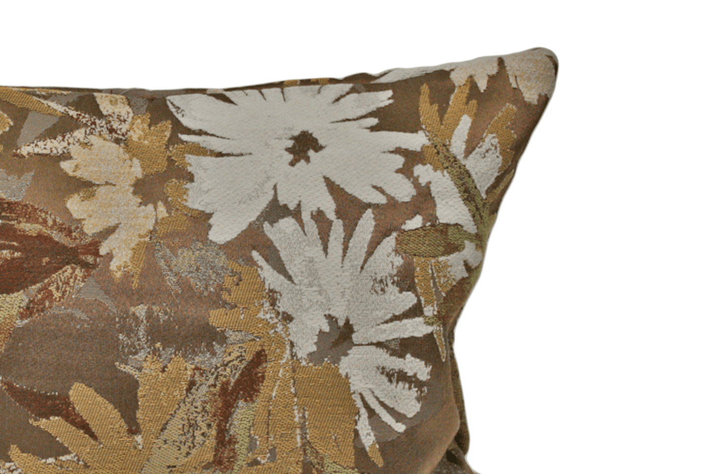 Housse de coussin rouille