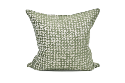 Housse de coussin Hunter carreaux pied-de-poule
