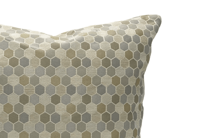 Housse de coussin nid d'abeille