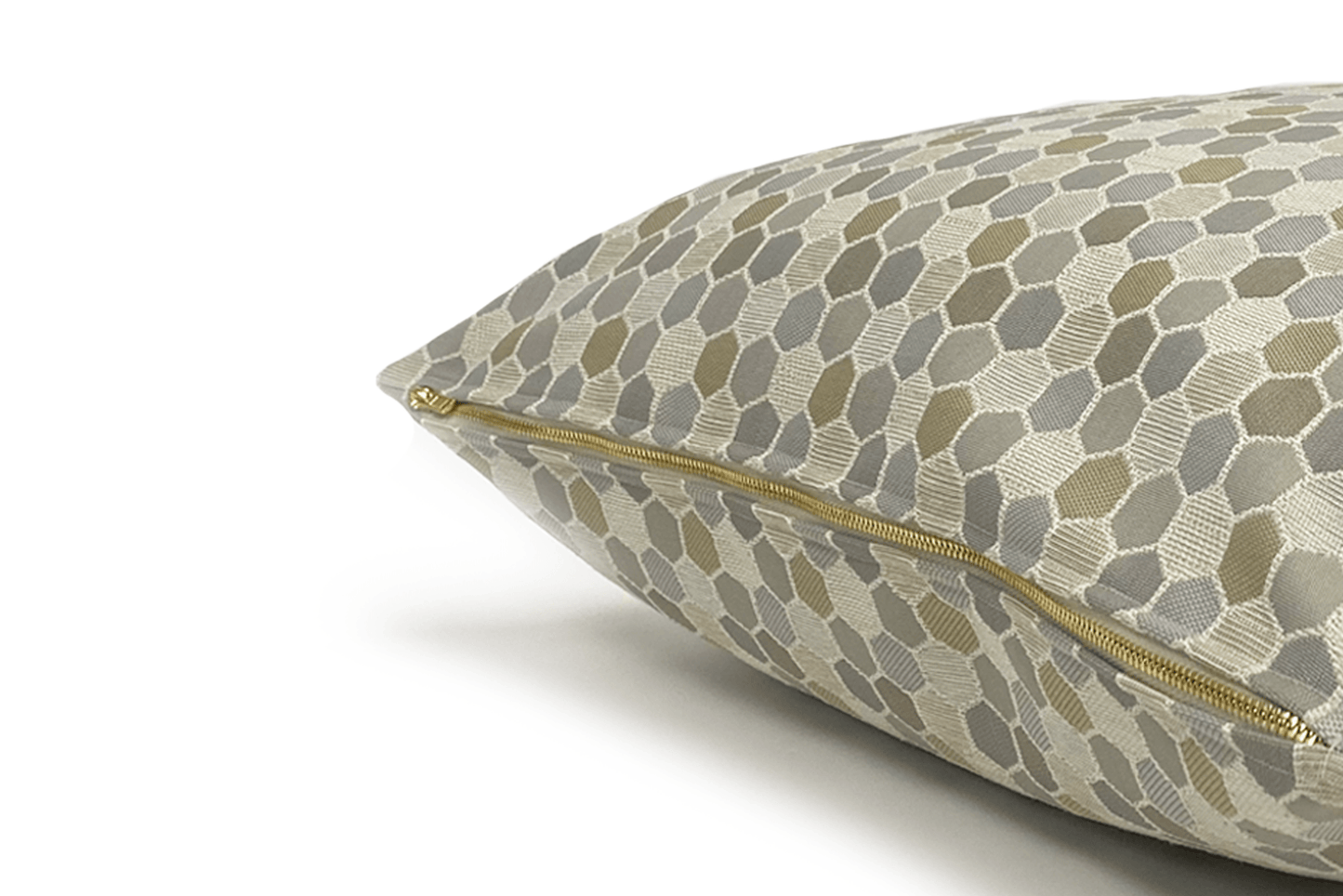 Housse de coussin nid d'abeille