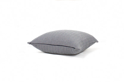 Housse de coussin en jean chevrons