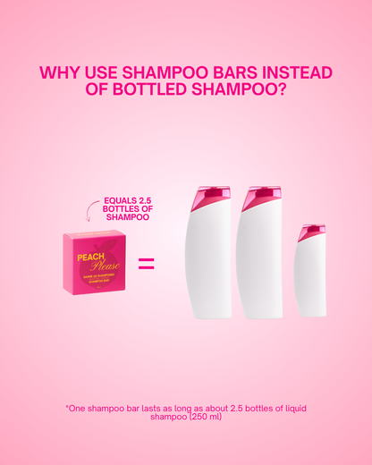 Shampoing solide - Pêche Mignonne
