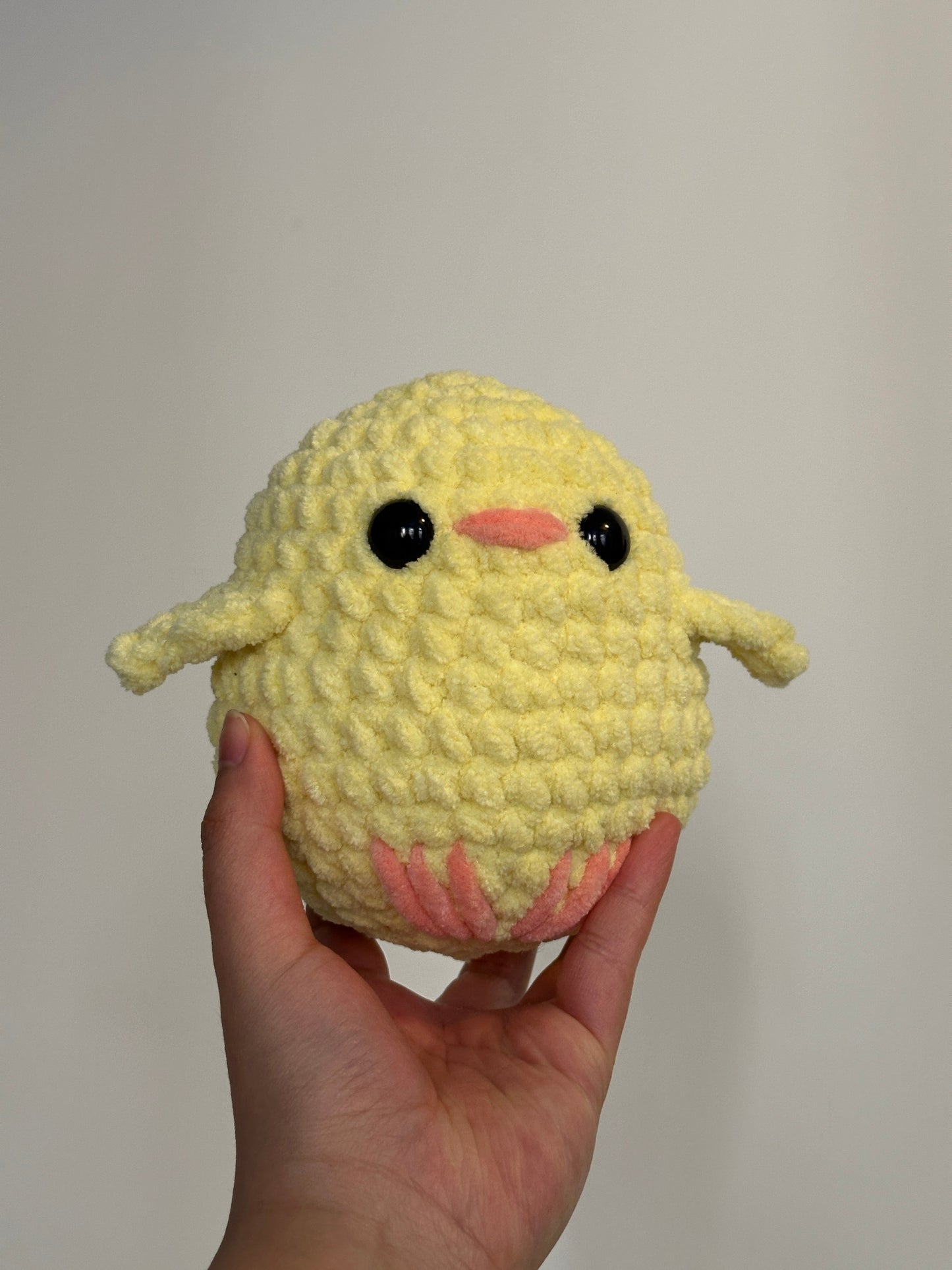 Handmade Crochet Chick Plushie - Chicken Bird Toy