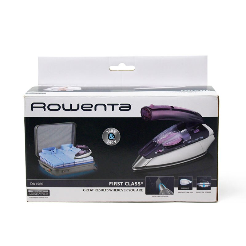 ROWENTA First Class Travel Iron - Blemished package with full warranty - DA1560Q1