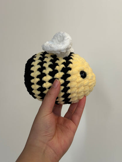 Handmade Crochet Bee Plushie – Bumblebee Toy