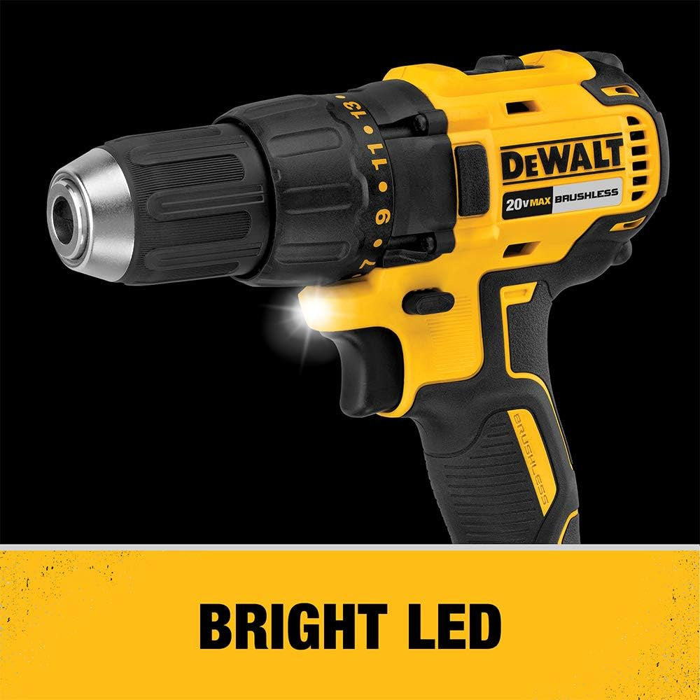 DEWALT 20V MAX* Cordless Drill and Impact Driver, Power Tool Combo Kit - Refurbished with Dewalt Warranty - DCK277C2