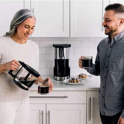 NINJA DCM201 Programmable XL 14-Cup Coffee Maker - Factory serviced with Home Essentials warranty