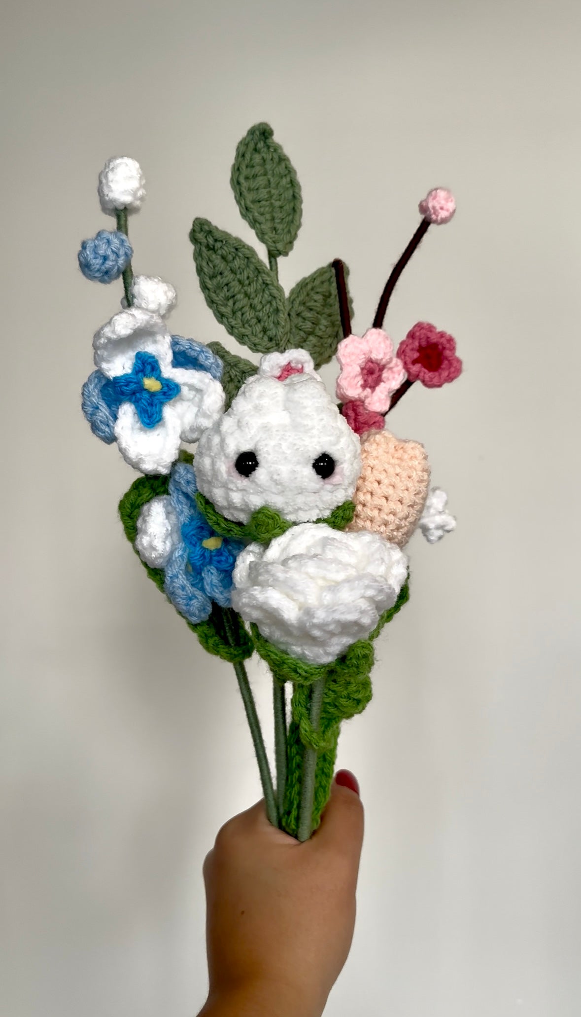 Handmade ZODIAC Crochet Flower Bouquet: Acrylic Cotton Yarn