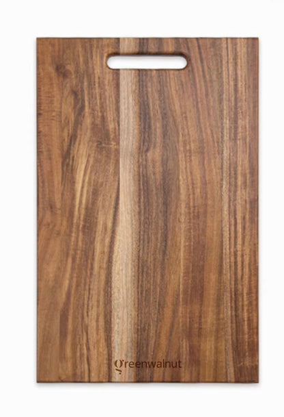 Planche à découper en bois d'acacia – Billot durable et facile à nettoyer pour la cuisine et la salle à manger