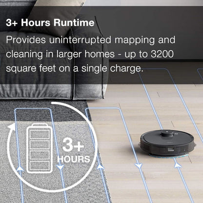 ECOVACS DEEBOT OZMO T8 Robot Vacuum & mop - Factory serviced with Home Essentials warranty