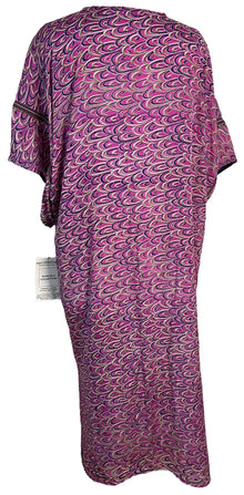 PRC6191 Peignoir Kimono long en pure soie à manches Avatar, avec ceinture