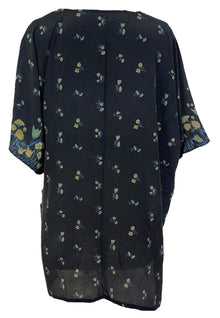 PRC6922 Veste à manches Kimono en pure soie Avatar avec ceinture