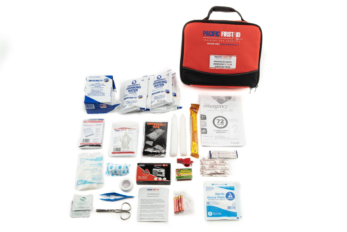 Kit de survie amélioré 72 heures
