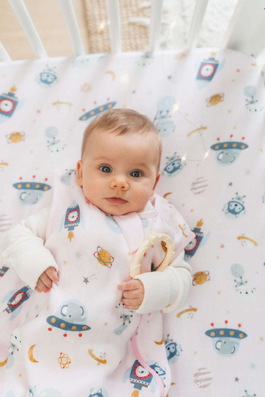 Baby Sleep Bag TENCEL™ 1.0 TOG - Astro Explorers