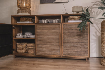 Hopper Three-Door Tall Chest of Drawers