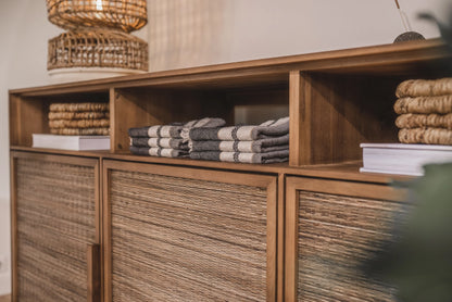 Hopper Three-Door Tall Chest of Drawers