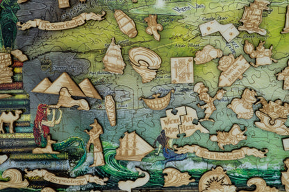 « Explorez » – Une carte de livre d'images