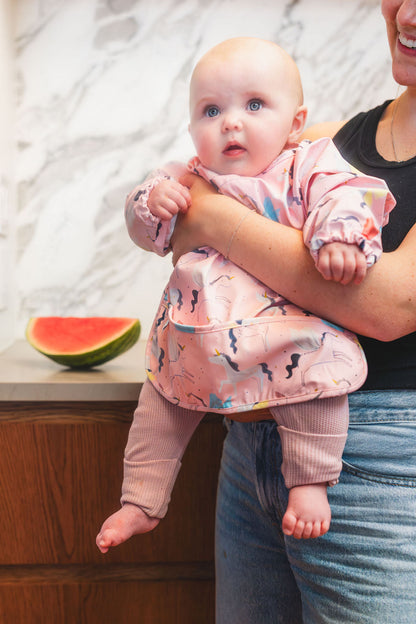 Long Sleeve Bib - Unicorn Ballet
