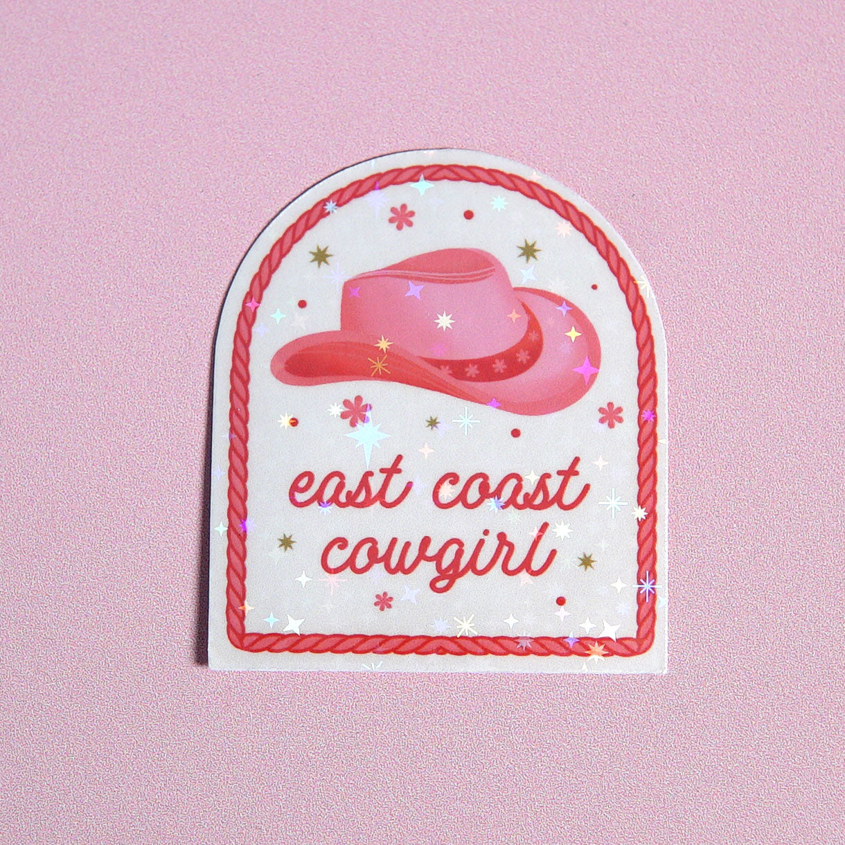 Autocollant Cowgirl de la côte Est