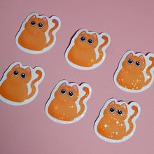 Purfect Orange Cat Sticker
