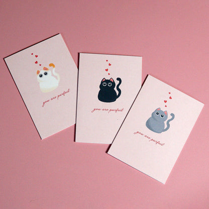 You Are Purfect Mini Greeting Card