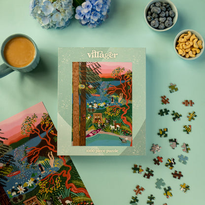Salt Spring Island | Puzzle de 1000 pièces pour adultes | Conçu au Canada par Anja Jane