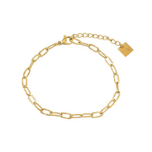 TIKI Or : Bracelet chaîne trombone minimaliste, l'indispensable du quotidien