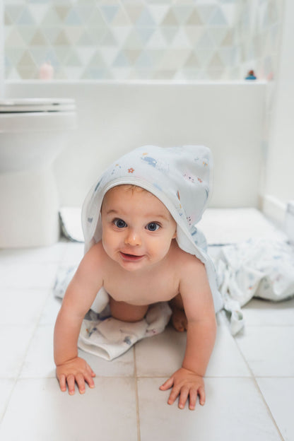 Hooded Towel Set - Mini Mathletes