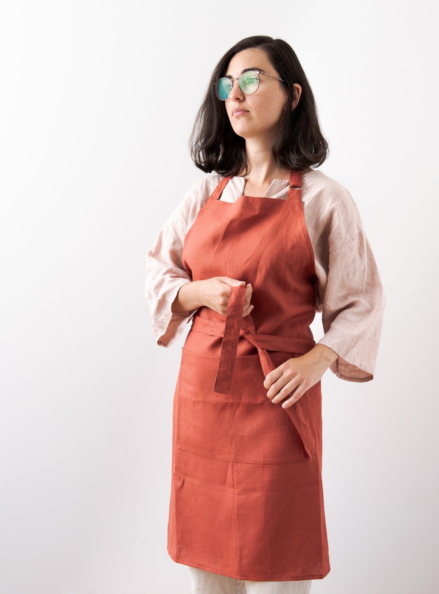 Adjustable Apron Terracota