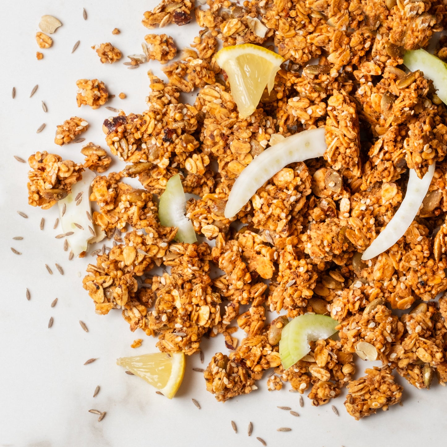Dukkah égyptien | Bouchées de granola salé