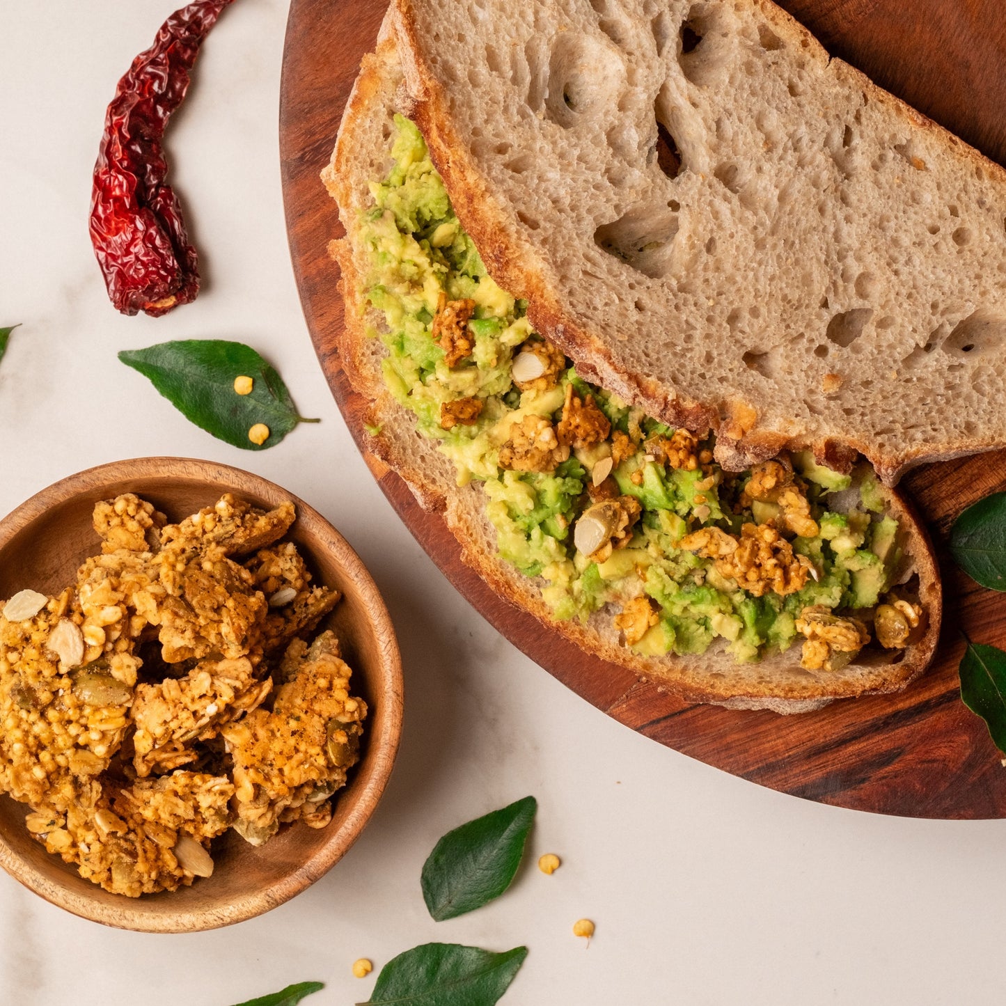 Gunpowder Masala | Bouchées de Granola Salées