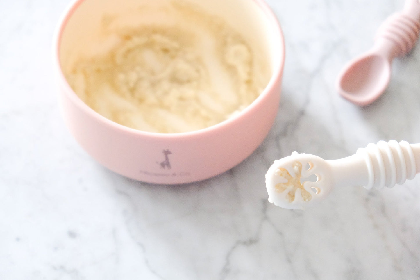 Silicone learning spoons