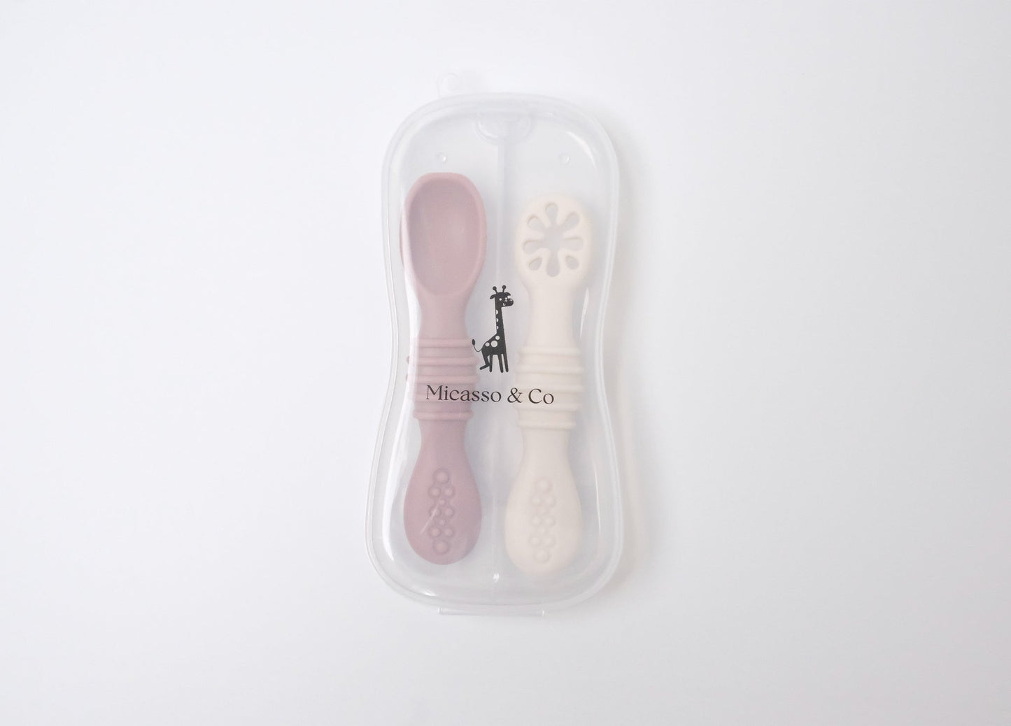 Silicone learning spoons