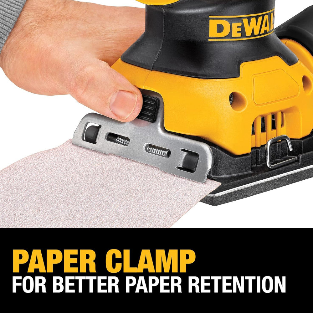 DEWALT DWE6411K Palm Sander, 1/4 Sheet - Refurbished with Dewalt Warranty