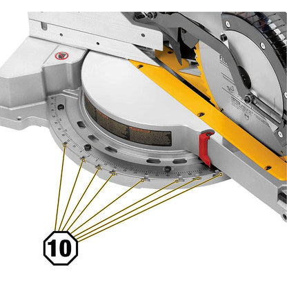 DEWALT 12-Inch Double Bevel, Sliding Compound Miter Saw - Refurbished with Dewalt Warranty - DWS779
