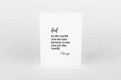 Dad the Whole World