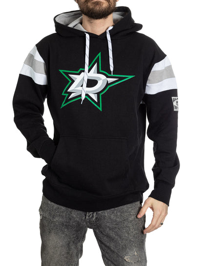 Sweat à capuche rétro style universitaire Dallas Stars