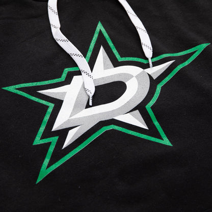 Sweat à capuche rétro style universitaire Dallas Stars