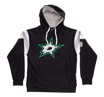 Sweat à capuche rétro style universitaire Dallas Stars