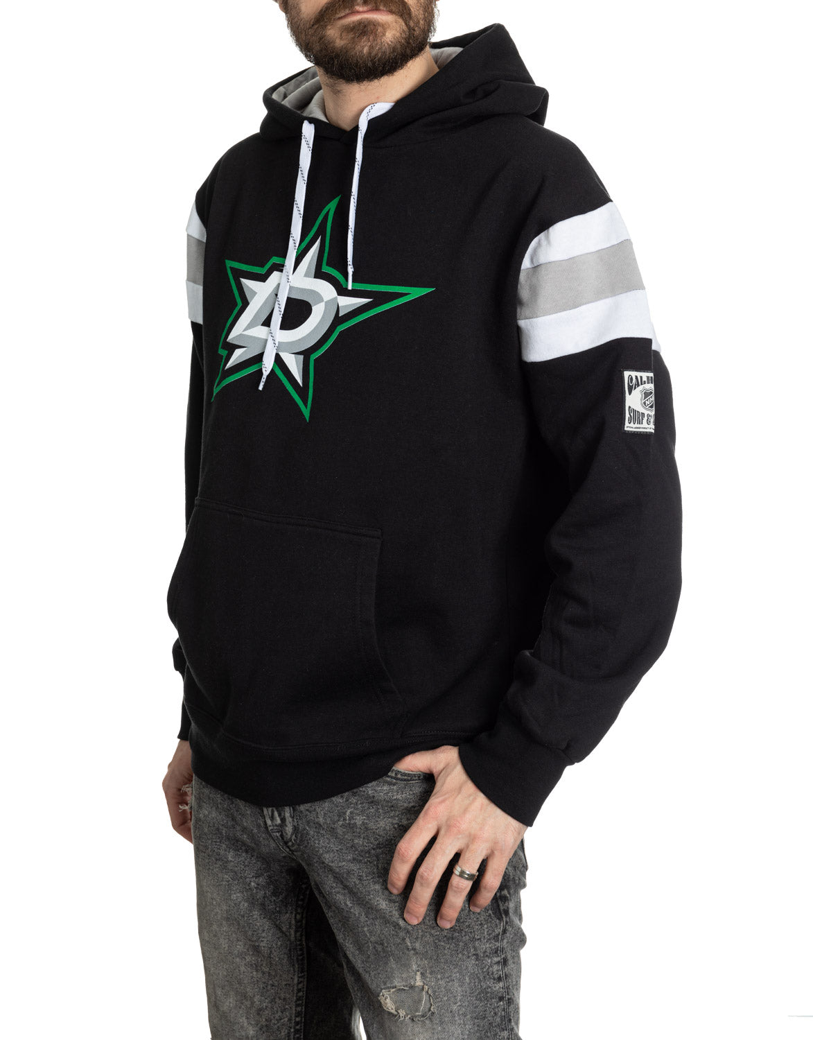 Sweat à capuche rétro style universitaire Dallas Stars