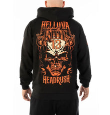 Sweat à capuche zippé Death Ride