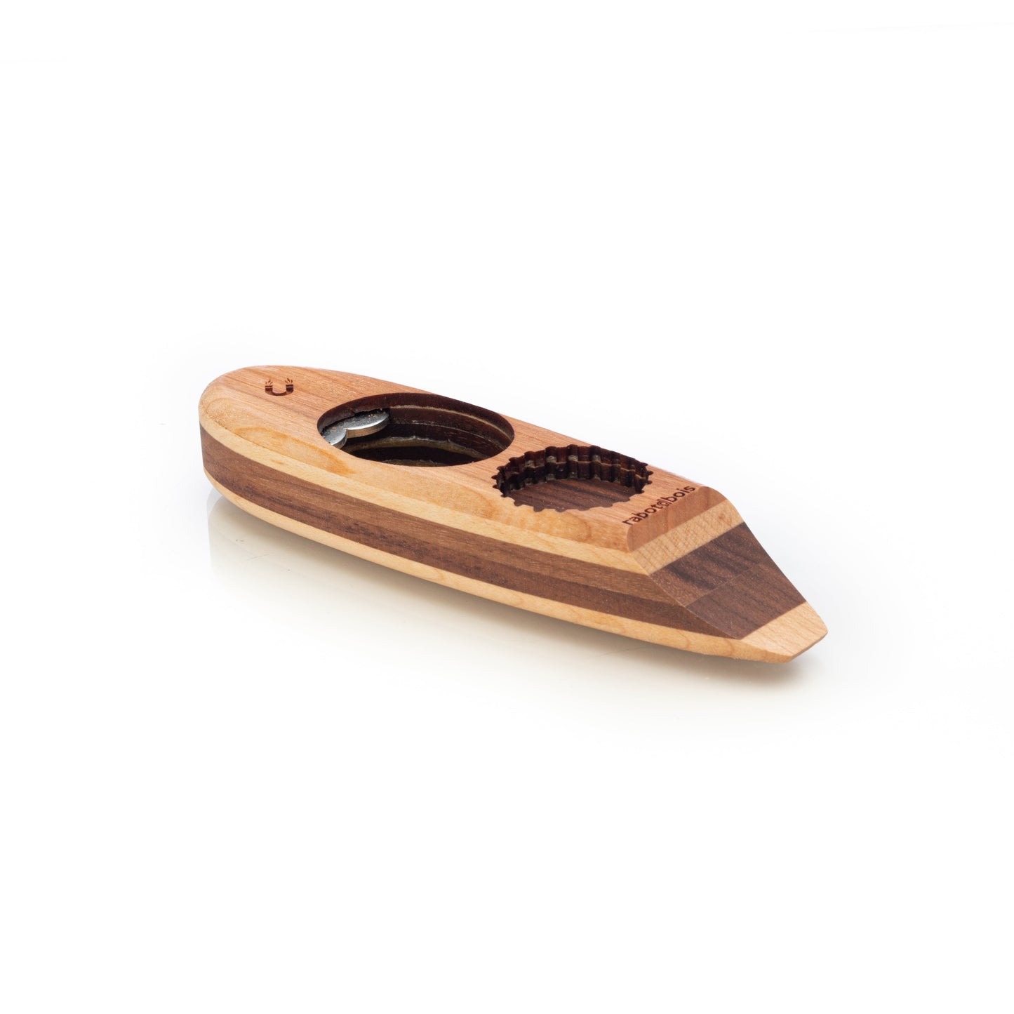 "The Ultimate D-Cap" Multi-Purpose Wooden Bottle Opener