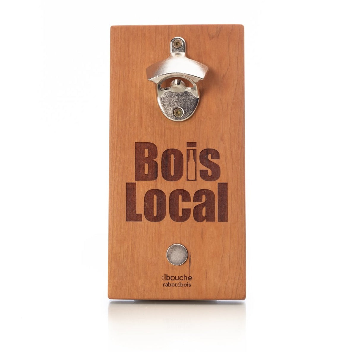 Wall-mounted bottle opener with magnet "Le d-Bouche"