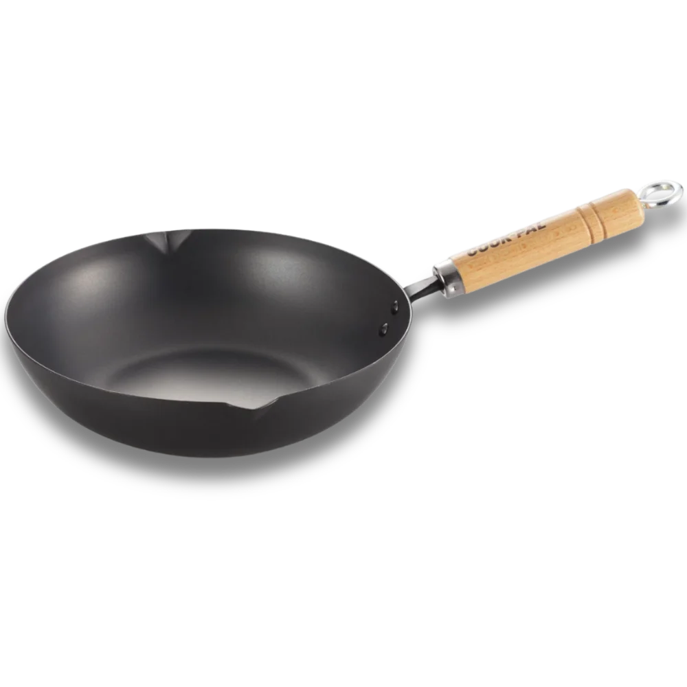Poêle à frire profonde japonaise Yoshikawa Cook-Pal Ren 28cm Acier au carbone | Japon
