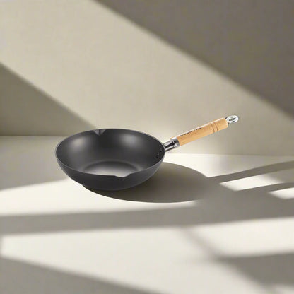 Poêle à frire profonde japonaise Yoshikawa Cook-Pal Ren 28cm Acier au carbone | Japon