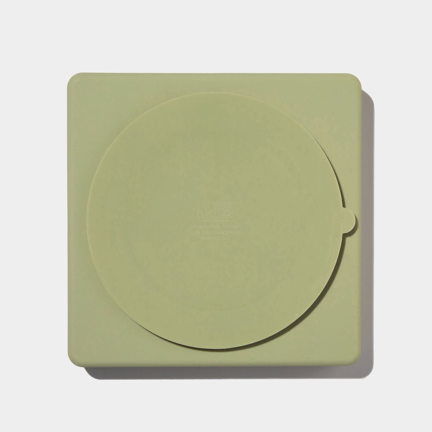 Écuelle à alimentation lente 3-en-1 avec motif d'écaille de poisson - olive